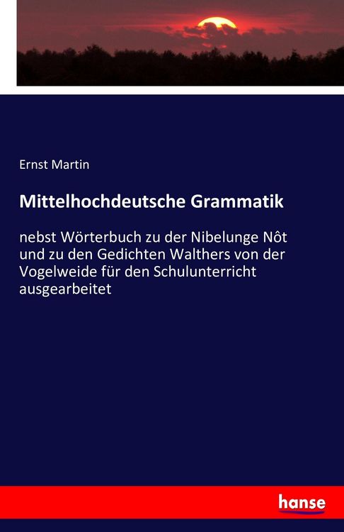Produktbild: Mittelhochdeutsche Grammatik