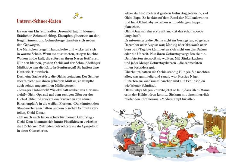 Produktbild: Die Olchis. Das Adventskalenderbuch