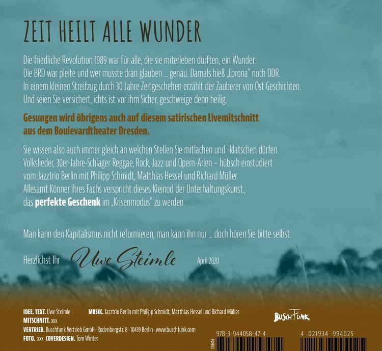 Produktbild: Zeit heilt alle Wunder