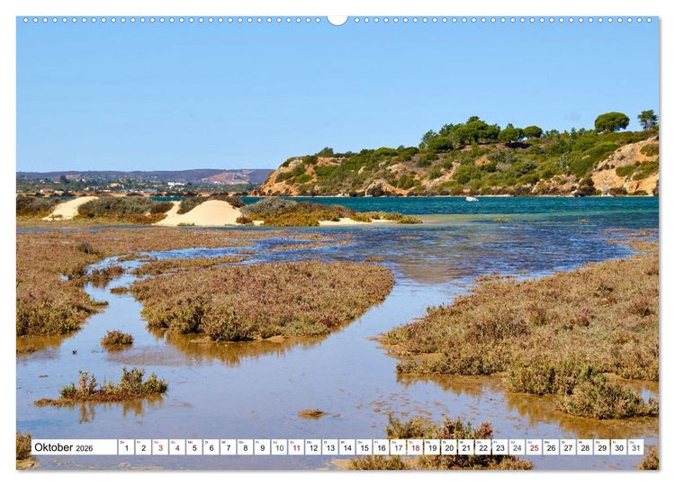 Produktbild: Algarve - Die sch&ouml;nste K&uuml;ste Europas (Wandkalender 2026 DIN A2 quer), CALVENDO Monatskalender