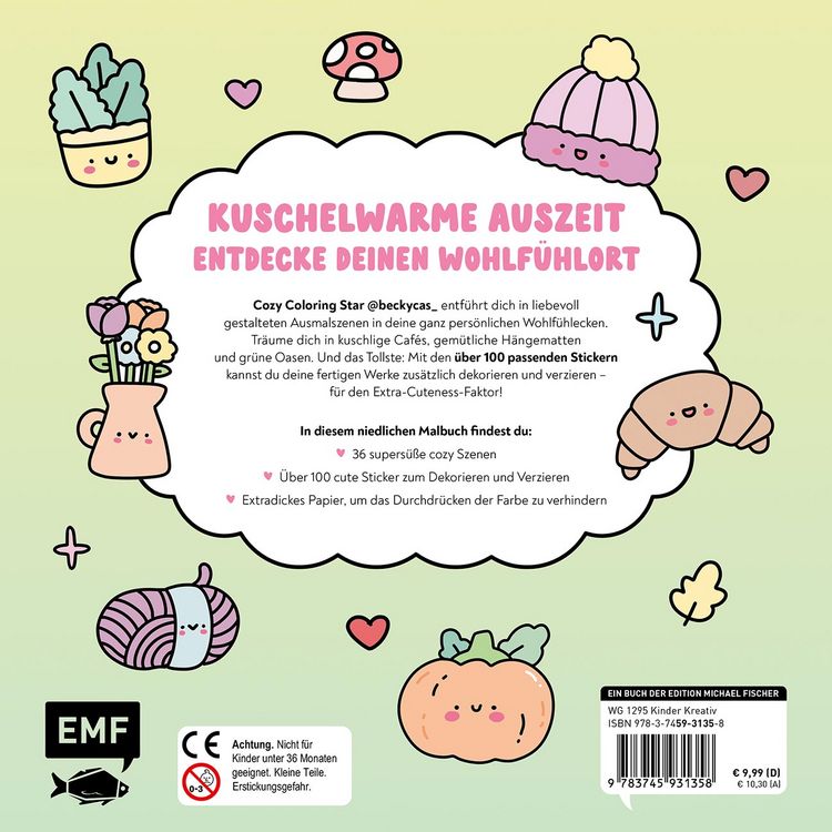 Produktbild: Snuggly Corners &ndash; Cozy Ausmalbuch zum Entspannen und Tr&auml;umen