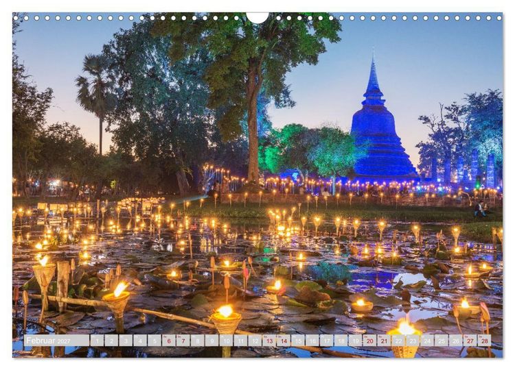 Produktbild: THAILAND - Land des L&auml;chelns (Wandkalender 2027 DIN A3 quer), CALVENDO Monatskalender
