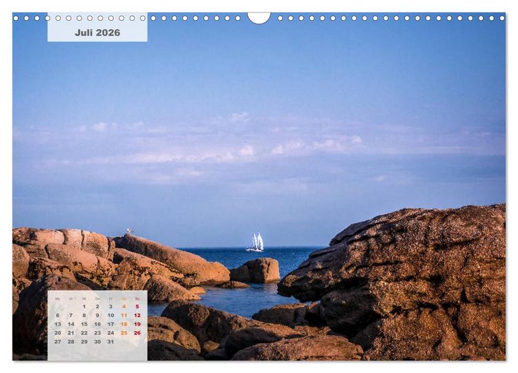 Produktbild: Bretagne - K&uuml;ste im Licht (Wandkalender 2026 DIN A3 quer), CALVENDO Monatskalender