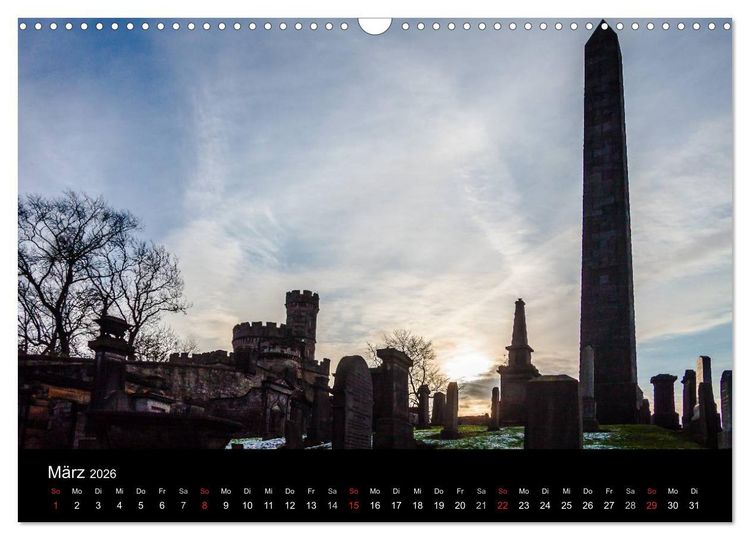 Produktbild: EDINBURGH. Blick. Licht. Wetter. (Wandkalender 2026 DIN A3 quer), CALVENDO Monatskalender