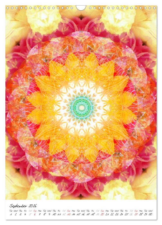 Produktbild: MANDALA COMPOSITIONS (Wall Calendar 2026 DIN A3 portrait), CALVENDO 12 Month Wall Calendar