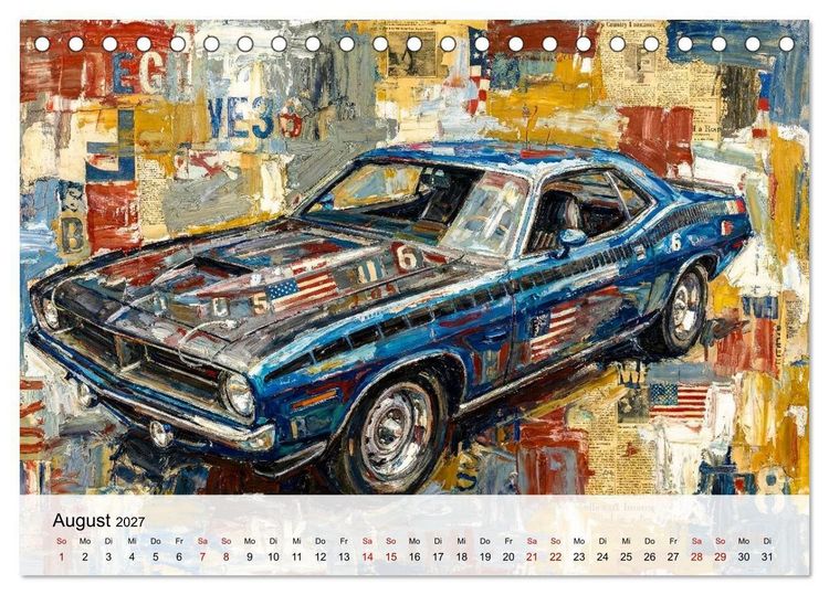 Produktbild: Steroide auf vier R&auml;dern (Tischkalender 2027 DIN A5 quer), CALVENDO Monatskalender