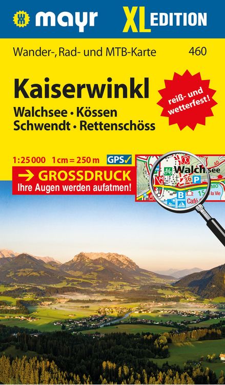 Produktbild: Mayr Wanderkarte Kaiserwinkl XL 1:25.000