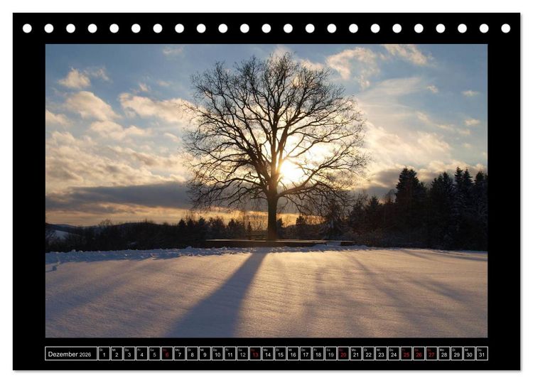 Produktbild: Odenwald - Landschaft sehen (Tischkalender 2026 DIN A5 quer), CALVENDO Monatskalender