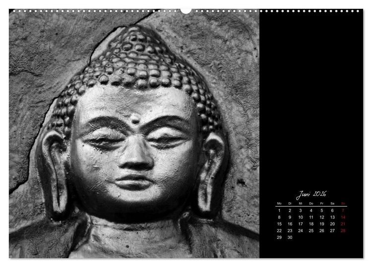 Produktbild: Worte des Buddha 2026 (hochwertiger Premium Wandkalender 2026 DIN A2 quer), Kunstdruck in Hochglanz