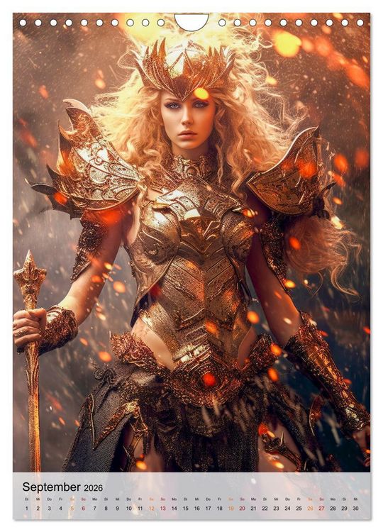 Produktbild: Fantasy Queens (Wandkalender 2026 DIN A4 hoch), CALVENDO Monatskalender