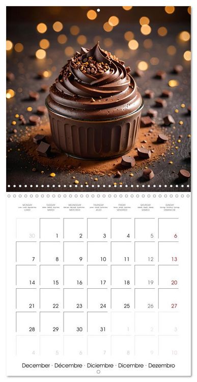 Produktbild: Dessert dreams (Wall Calendar 2026 12 &times; 12 Inch) CALVENDO 12 Month Wall Calendar