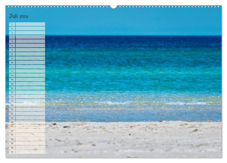 Produktbild: Lichtspiele auf der Halbinsel Dar&szlig; (Wandkalender 2026 DIN A2 quer), CALVENDO Monatskalender