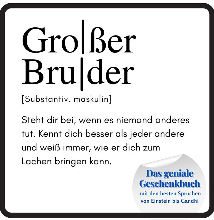Produktbild: Gro&szlig;er Bruder
