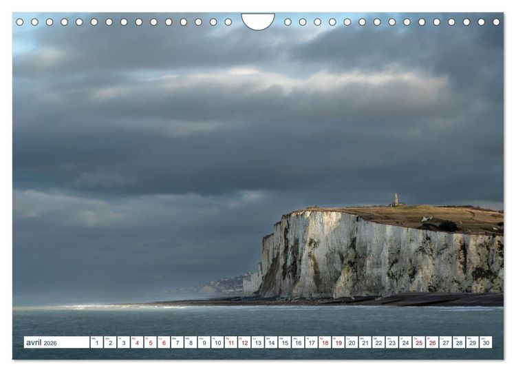 Produktbild: La c&ocirc;te picarde Le long des falaises (Calendrier mural 2026 DIN A4 vertical), CALVENDO calendrier mensuel