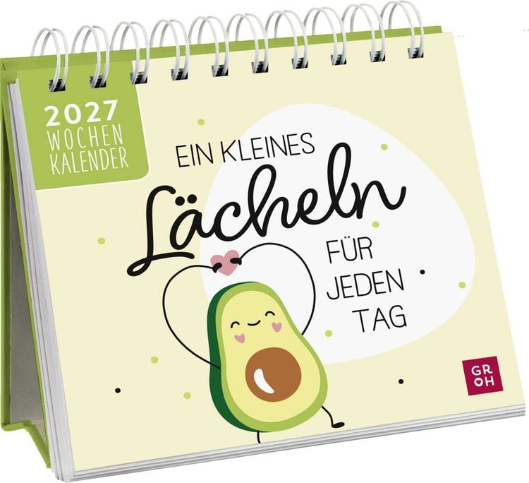 Produktbild: Mini-Wochenkalender 2027: Ein kleines L&auml;cheln f&uuml;r jeden Tag
