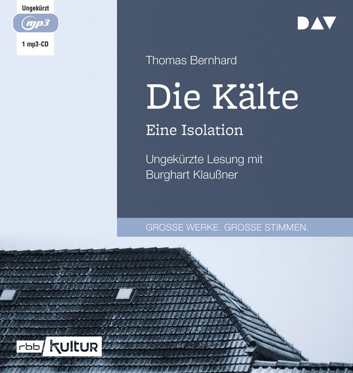 Produktbild: Die K&auml;lte. Eine Isolation