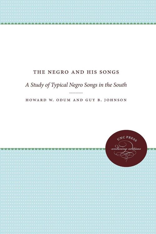 Produktbild: The Negro and His Songs
