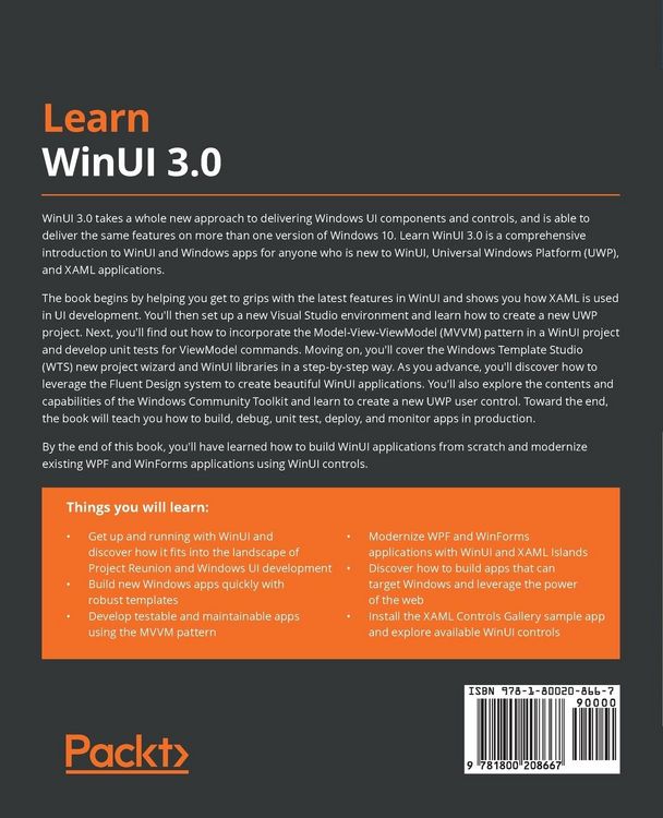 Produktbild: Learn WinUI 3.0