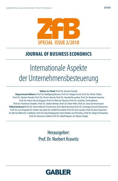Produktbild: Internationale Aspekte der Unternehmensbesteuerung