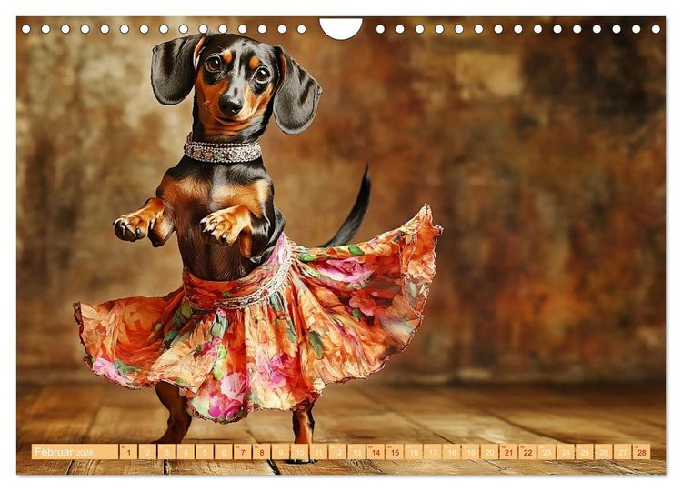 Produktbild: Lustige Sportarten f&uuml;r Hunde (Wandkalender 2026 DIN A4 quer), CALVENDO Monatskalender