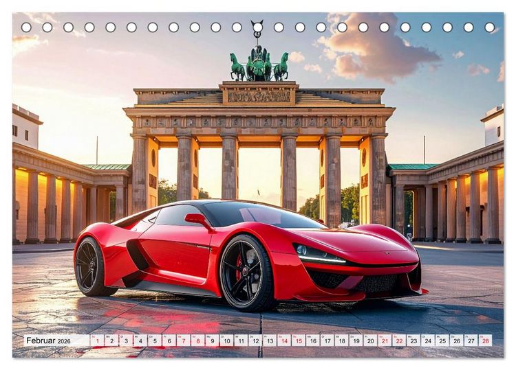 Produktbild: Meisterwerke auf R&auml;dern Luxus. Architektur. Emotion. (Tischkalender 2026 DIN A5 quer), CALVENDO Monatskalender