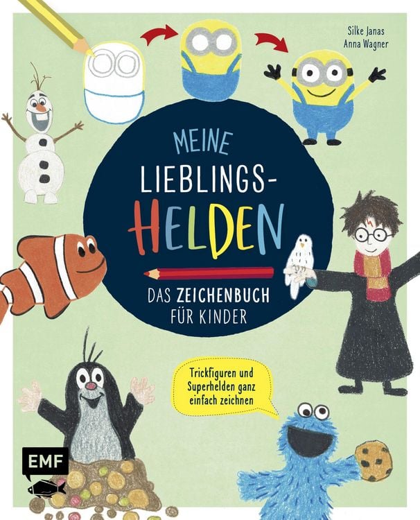 Produktbild: Meine Lieblingshelden - Das Zeichenbuch f&uuml;r Kinder
