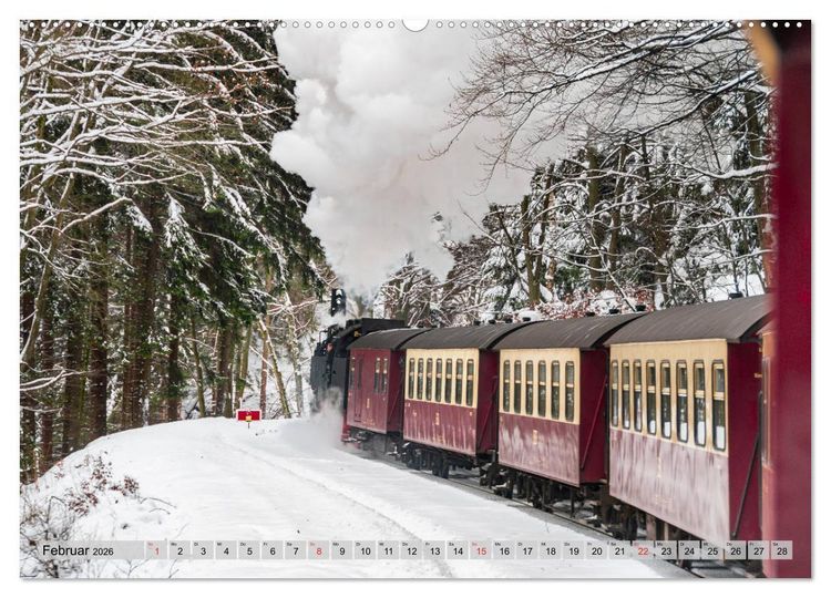 Produktbild: Volldampf durch den Harz (Wandkalender 2026 DIN A2 quer), CALVENDO Monatskalender