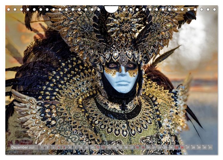 Produktbild: neunziggrad I photoart: der karneval von venedig (Wandkalender 2027 DIN A4 quer), CALVENDO Monatskalender