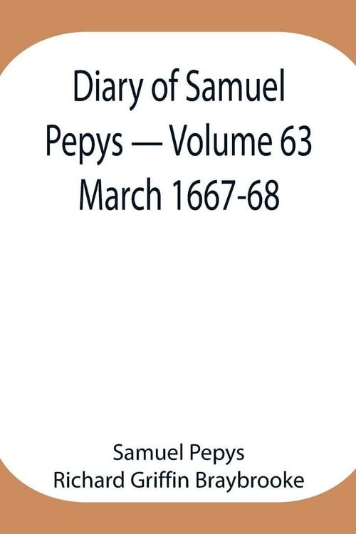Produktbild: Diary Of Samuel Pepys - Volume 63