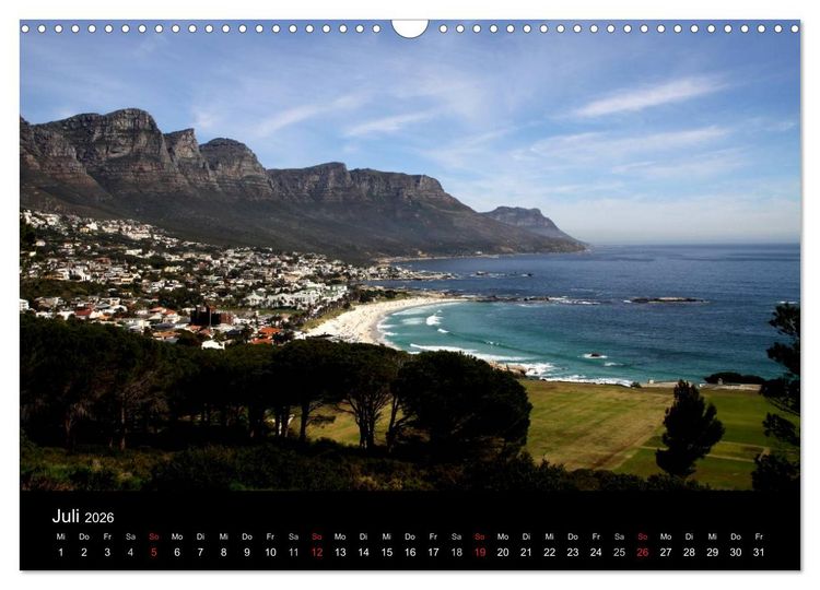 Produktbild: Kapstadt - Die sch&ouml;nste Stadt der Welt (Wandkalender 2026 DIN A3 quer), CALVENDO Monatskalender