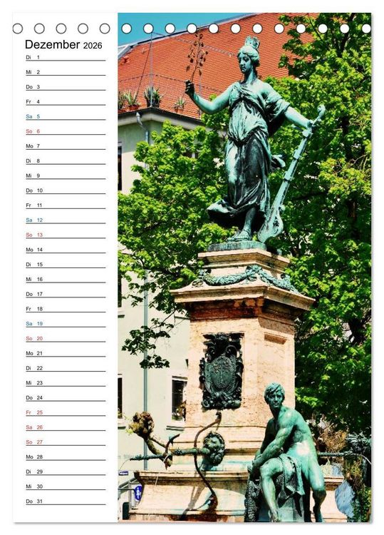 Produktbild: Lindau - Inselstadt am Bodensee (Tischkalender 2026 DIN A5 hoch), CALVENDO Monatskalender