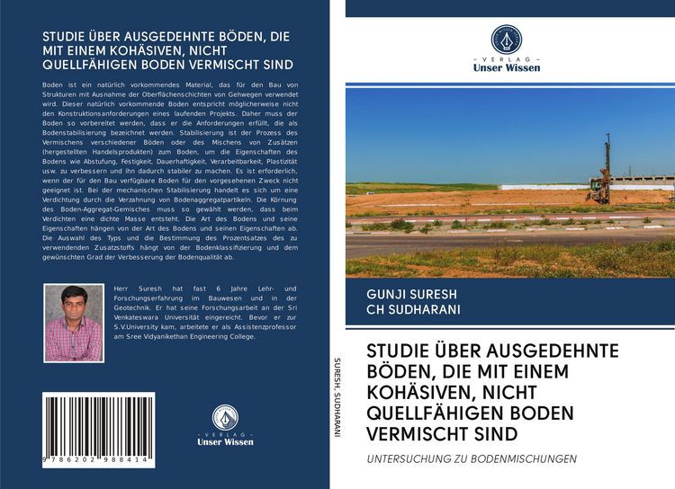 Produktbild: Studie &uuml;ber Ausgedehnte B&ouml;den, die mit Einem Koh&auml;siven, Nicht Quellf&auml;higen Boden Vermischt Sind