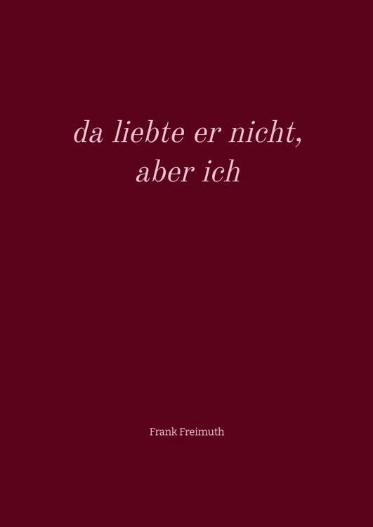 Produktbild: da liebte er nicht, aber ich