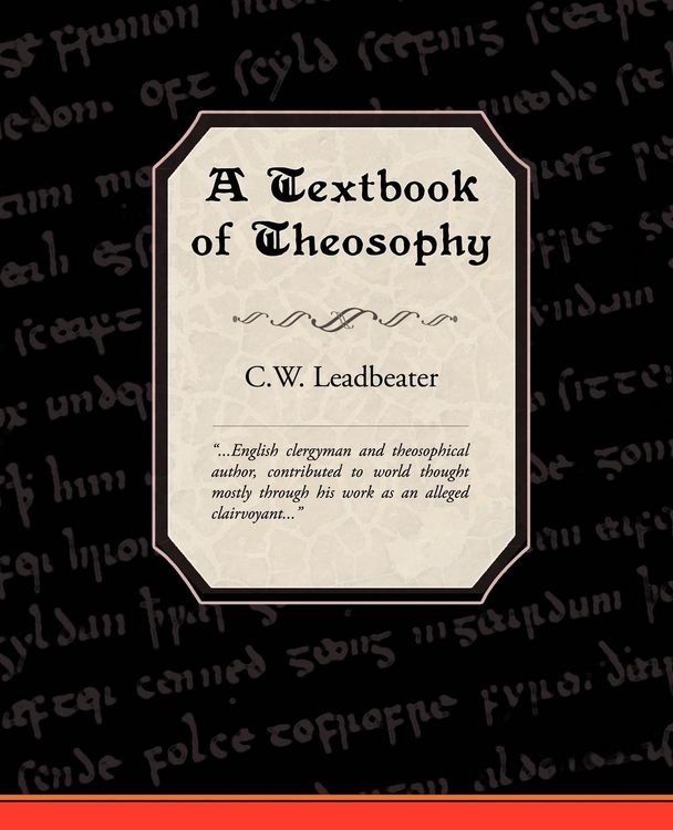Produktbild: A Textbook of Theosophy