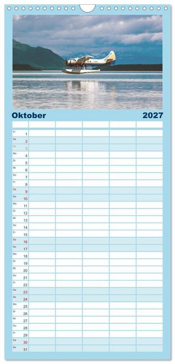 Produktbild: Familienplaner 2027 - Der Alaska Kalender mit 5 Spalten (Wandkalender, 21 x 45 cm) CALVENDO