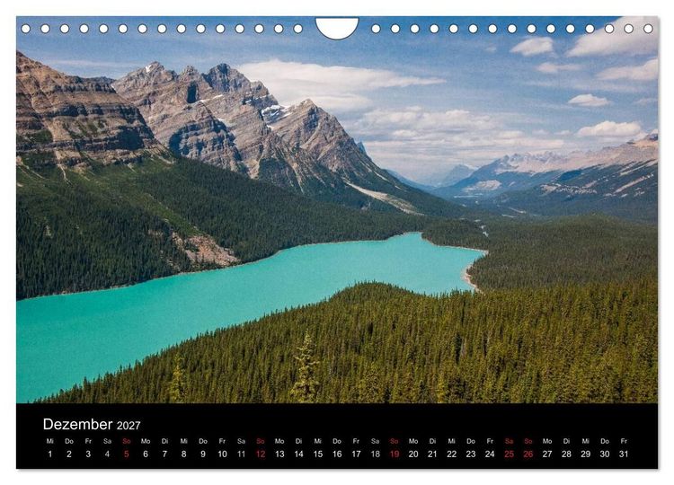 Produktbild: Das "gr&uuml;ne" Nordamerika - Kanada und USA (Wandkalender 2027 DIN A4 quer), CALVENDO Monatskalender