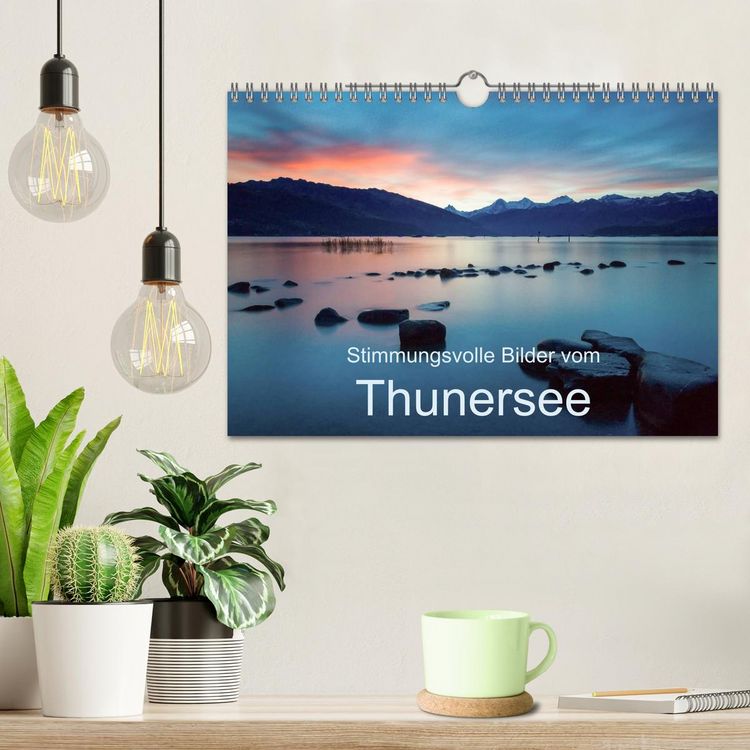 Produktbild: Stimmungsvolle Bilder vom Thunersee (Wandkalender 2026 DIN A4 quer), CALVENDO Monatskalender
