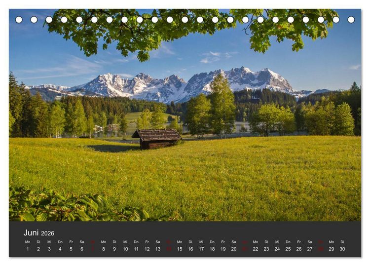 Produktbild: Der Wilde Kaiser, das Kletterparadies bei Kitzb&uuml;hel (Tischkalender 2026 DIN A5 quer), CALVENDO Monatskalender