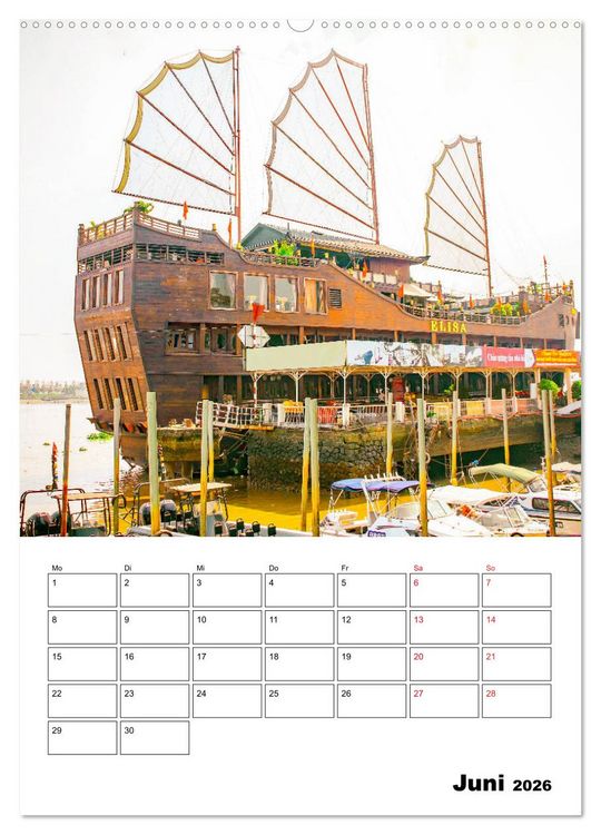 Produktbild: Ho-Chi-Minh-Stadt - die sch&ouml;nsten Sehensw&uuml;rdigkeiten (Wandkalender 2026 DIN A2 hoch), CALVENDO Monatskalender