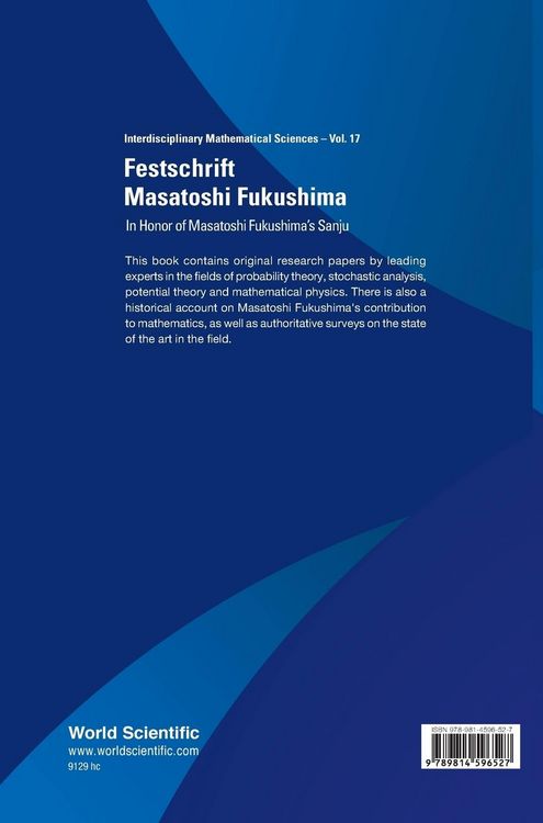 Produktbild: Festschrift Masatoshi Fukushima