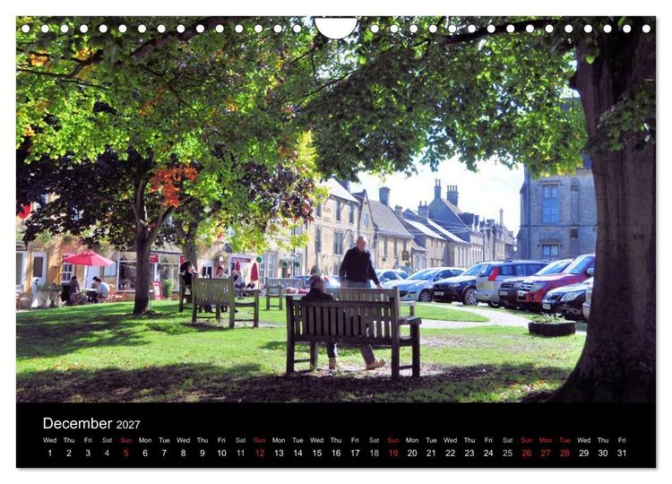 Produktbild: Cotswold Towns (Wall Calendar 2027 DIN A4 landscape), CALVENDO 12 Month Wall Calendar