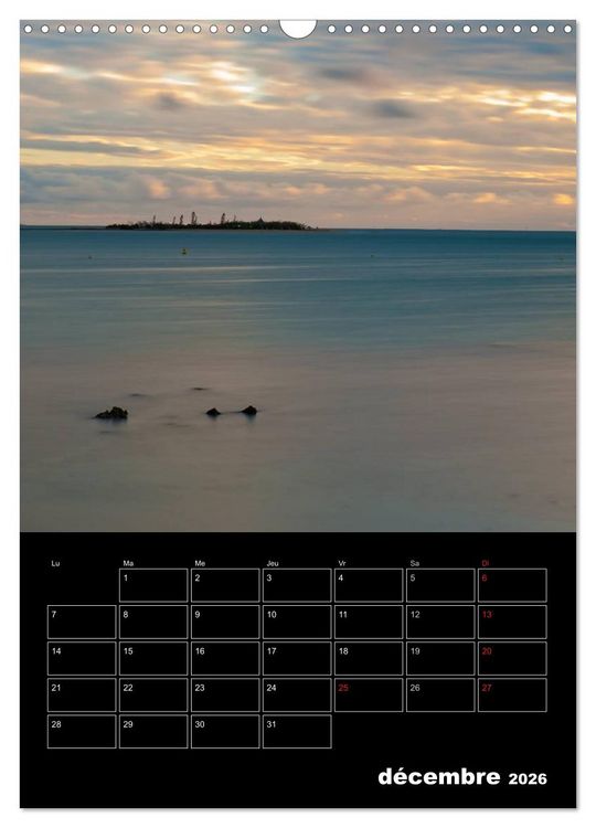 Produktbild: Paysages cal&eacute;doniens (Calendrier mural 2026 DIN A3 horizontal), CALVENDO calendrier mensuel