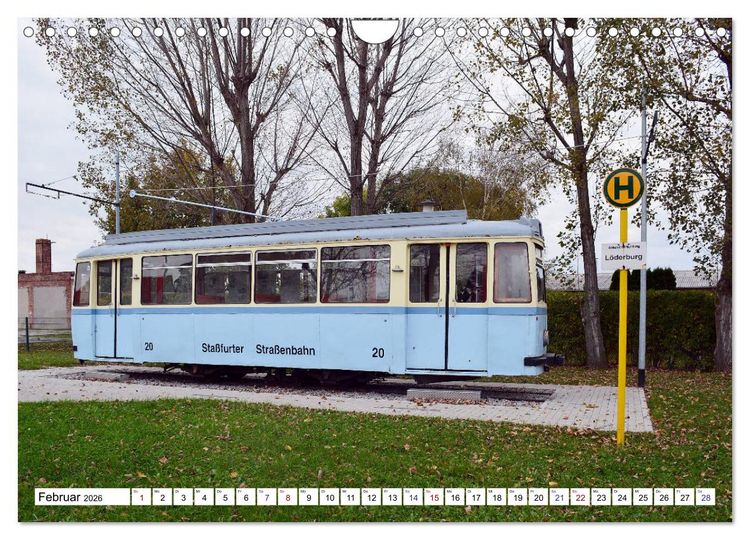 Produktbild: LOWA-Stra&szlig;enbahnen Naumburg-Gera-Sta&szlig;furt-Frankfurt/Oder (Wandkalender 2026 DIN A4 quer), CALVENDO Monatskalender
