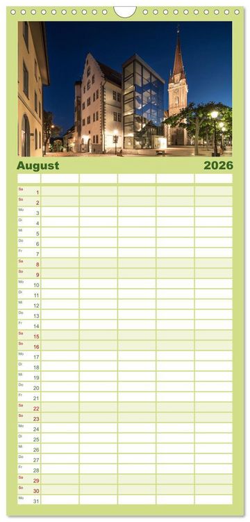 Produktbild: Familienplaner 2026 - Radolfzell am sch&ouml;nen Bodensee mit 5 Spalten (Wandkalender, 21 x 45 cm) CALVENDO