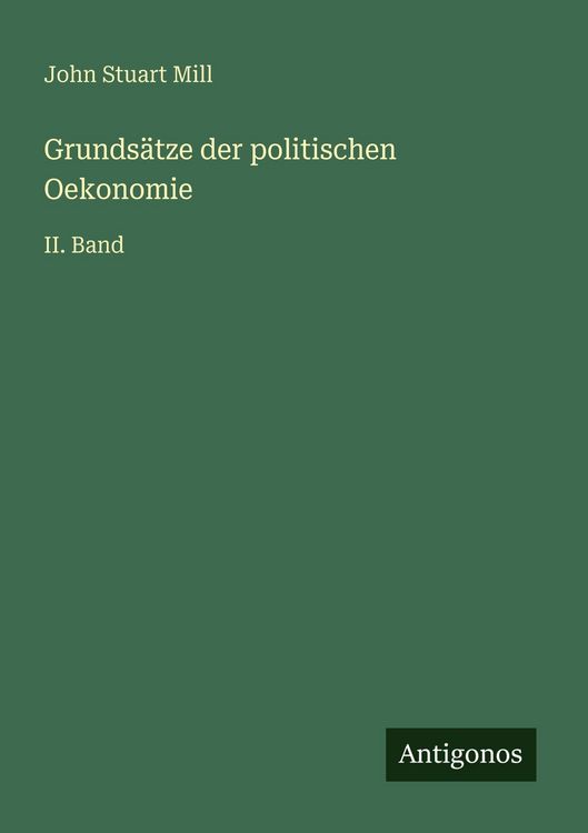Produktbild: Grunds&auml;tze der politischen Oekonomie