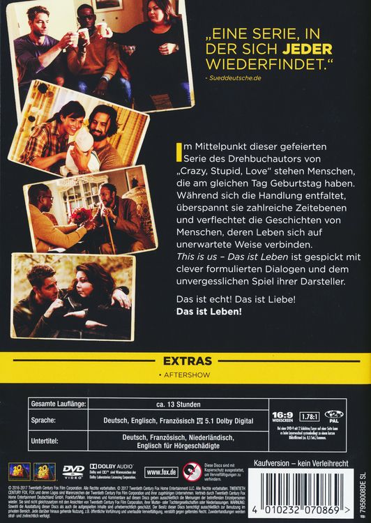 Produktbild: This is us - Season 1 [5 DVDs]