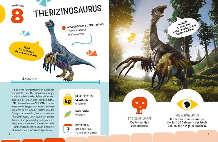 Produktbild: Top Ten die gef&auml;hrlichsten Dinosaurier