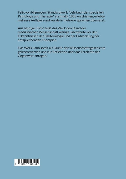 Produktbild: Lehrbuch der speciellen Pathologie und Therapie