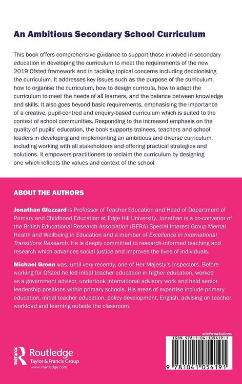 Produktbild: An Ambitious Secondary School Curriculum