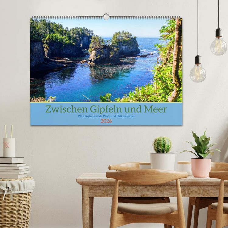 Produktbild: Zwischen Gipfeln und Meer (Wandkalender 2026 DIN A2 quer), CALVENDO Monatskalender